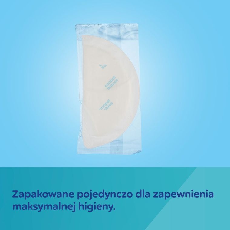 Canpol babies, wkładki laktacyjne z paskiem samoprzylepnym - wyrób medyczny, 60 szt.