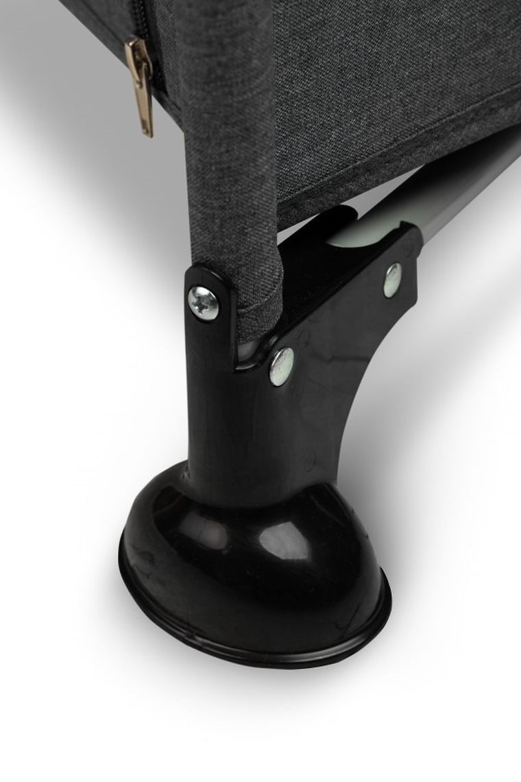 Caretero, Basic, łóżeczko turystyczne, Graphite