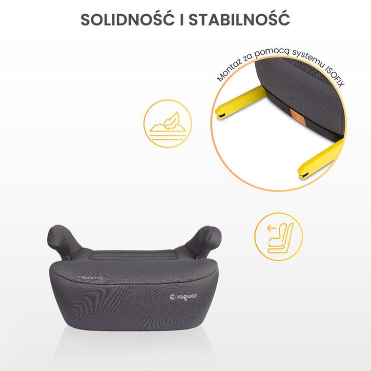 Caretero, Jaguar i-Size, fotelik samochodowy, beige, 125-150 cm