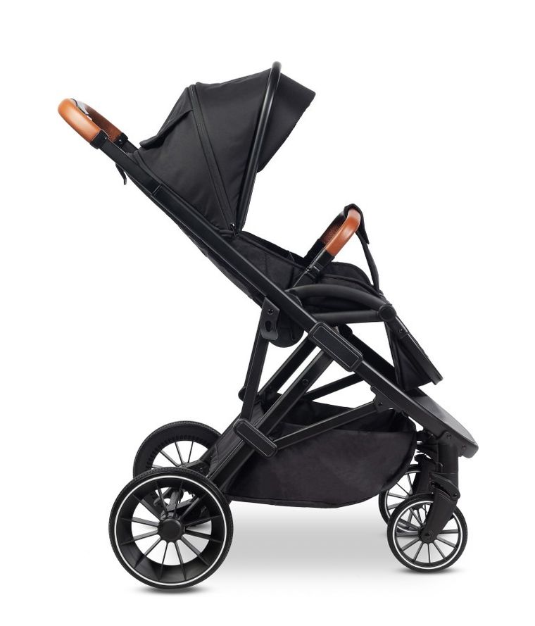 Caretero, Ratio, wózek spacerowy, Black