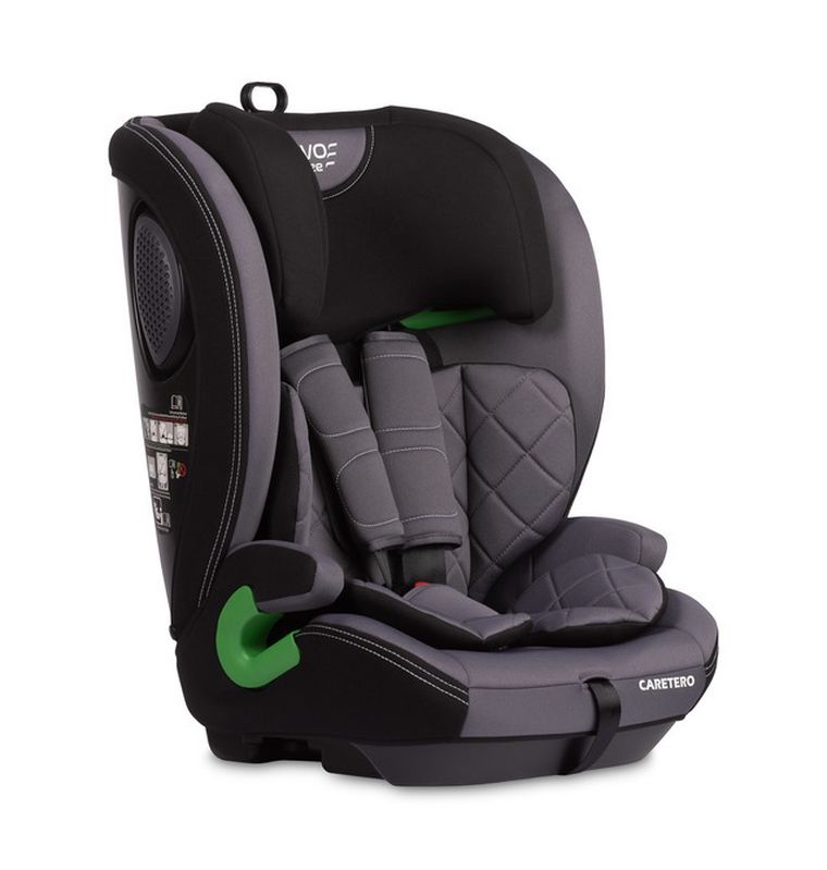 Caretero, Vivo i-Size, fotelik, graphite, 76-150 cm