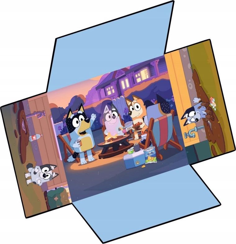 Carrera First, Bluey i Bingo, Let's Go, tor wyścigowy z pojazdami, 2,4m