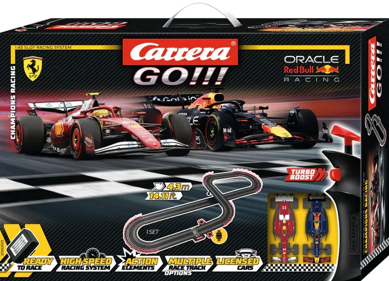 Carrera Go, Champion's Racing, tor wyścigowy z pojazdami, 4,3m