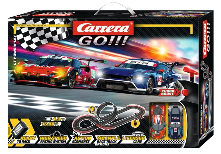 Carrera Go, GT Powerplay, tor wyścigowy z pojazdami, 4,9m