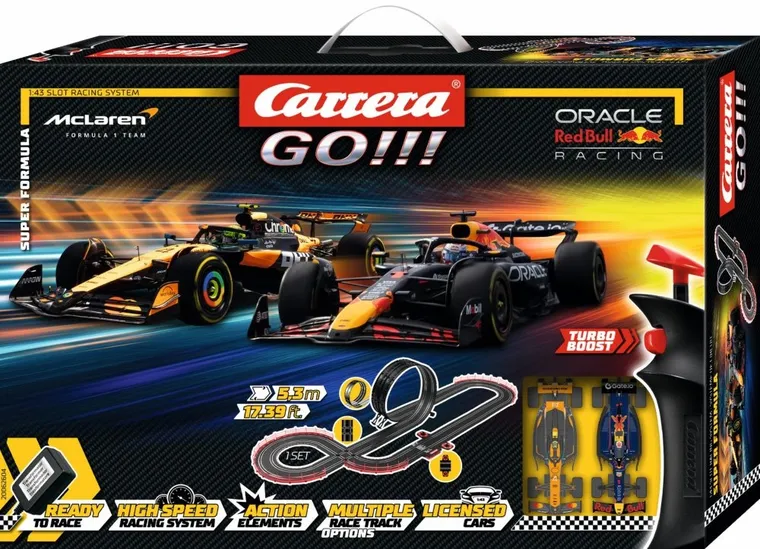 Carrera Go, Super Formula, tor wyścigowy z pojazdami, 1:43, 4,3m