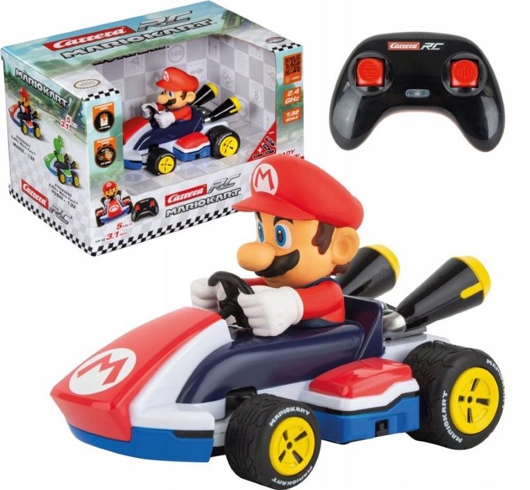 Carrera, Super Mario Kart, Race Kart, pojazd zdalnie sterowany, 1:32