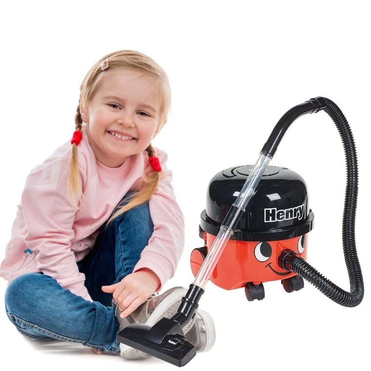 Casdon, Henry, odkurzacz z funkcją ssania, zabawka interaktywna