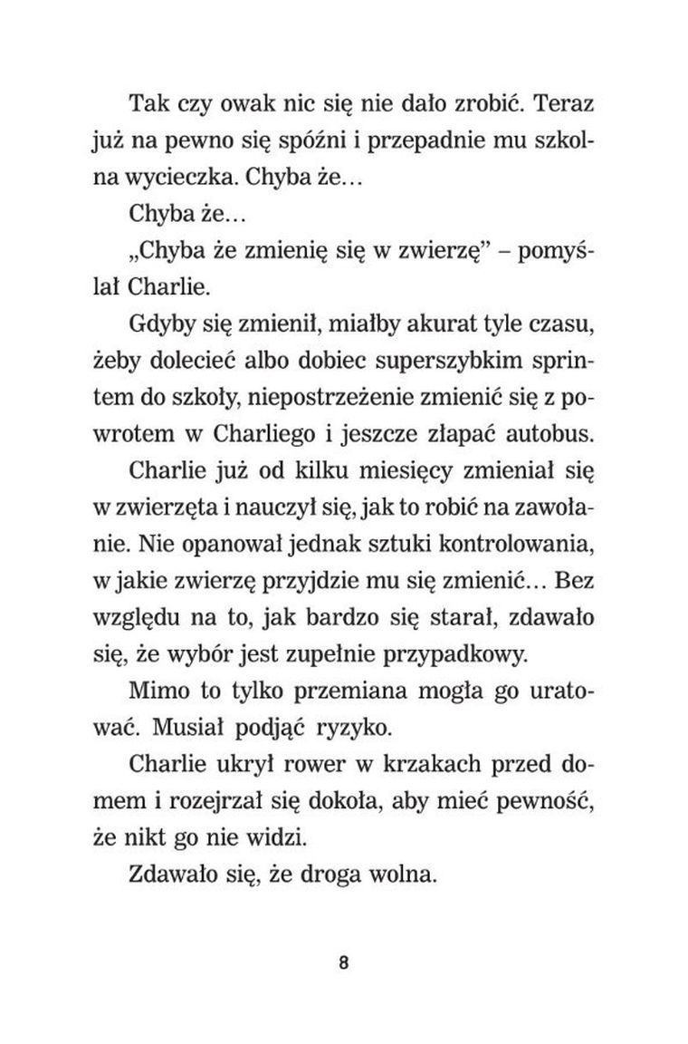 Charlie przeobraża się w mamuta