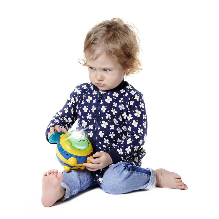 Chicco, Baby Sense & Focus, Emotibee, pszczółka, zabawka interaktywna