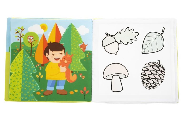 Chicco, Baby Senses, 4 pory roku, książeczka edukacyjna