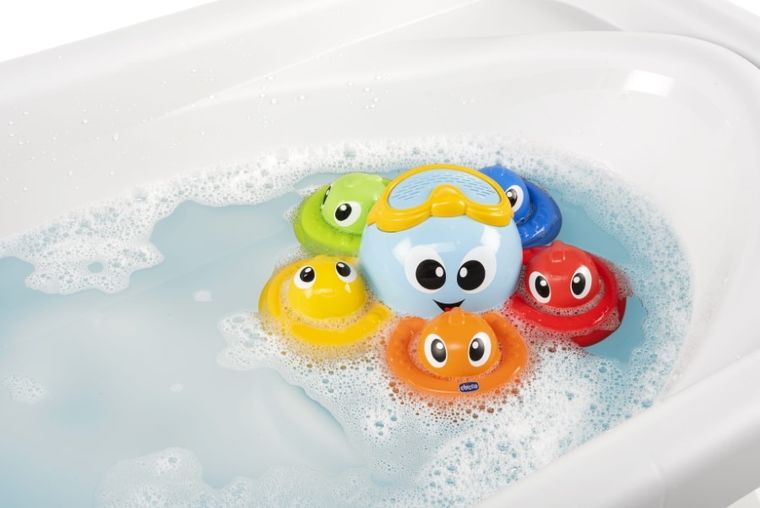 Chicco, Baby Senses, Billy, ośmiorniczka, zabawka do kąpieli