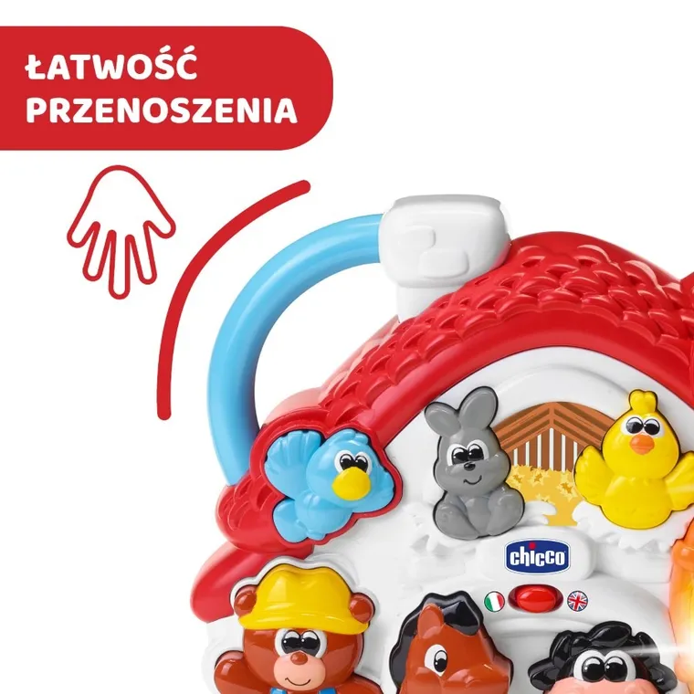 Chicco, Bilingual ABC, Mówiąca farma, zabawka edukacyjna, dwujęzyczna