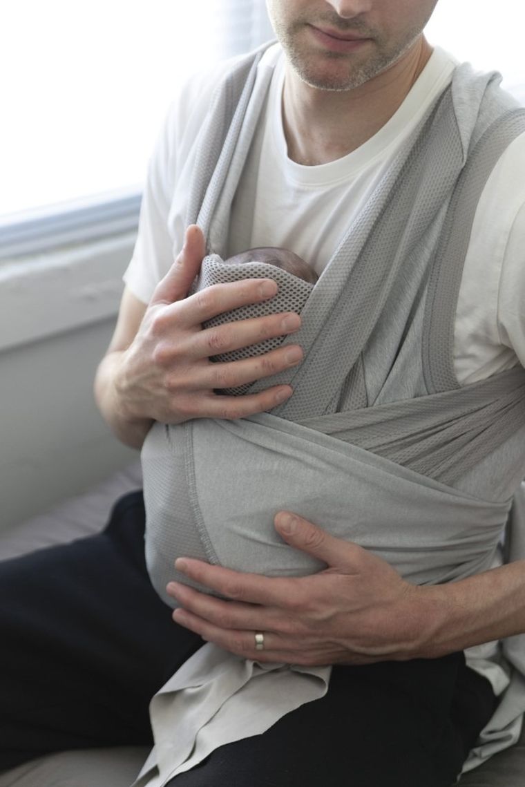 Chicco, Boppy Comfyhug, nosidło, frost