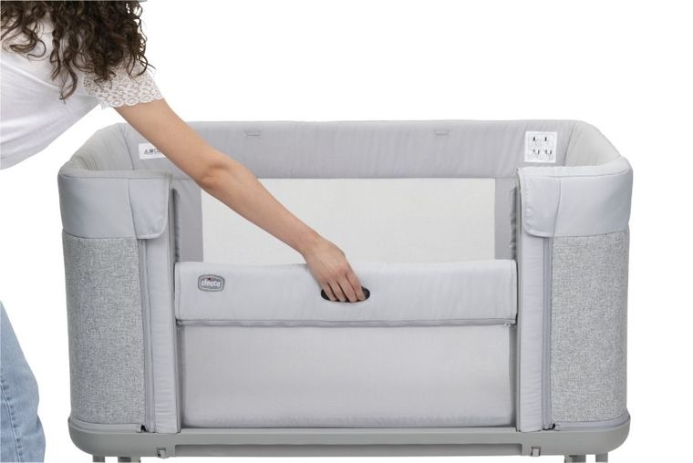 Chicco, Co-Sleeping, Next2me Forever, Cross Collection, łóżeczko, Ash Grey