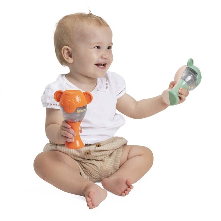 Chicco, ECO+, małpki, maracasy