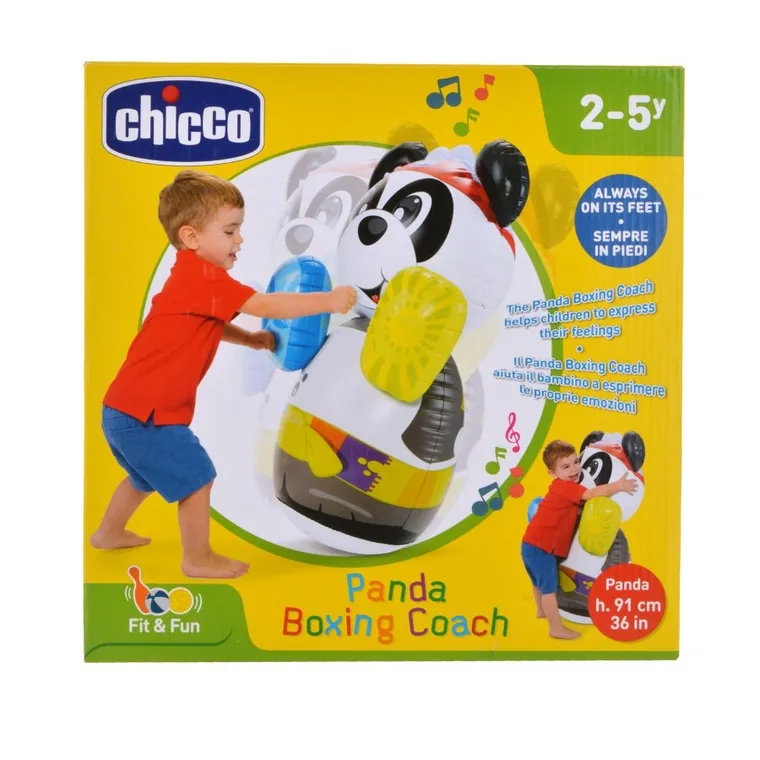 Chicco, Fit&Fun, Panda Boxing, dmuchana zabawka treningowa