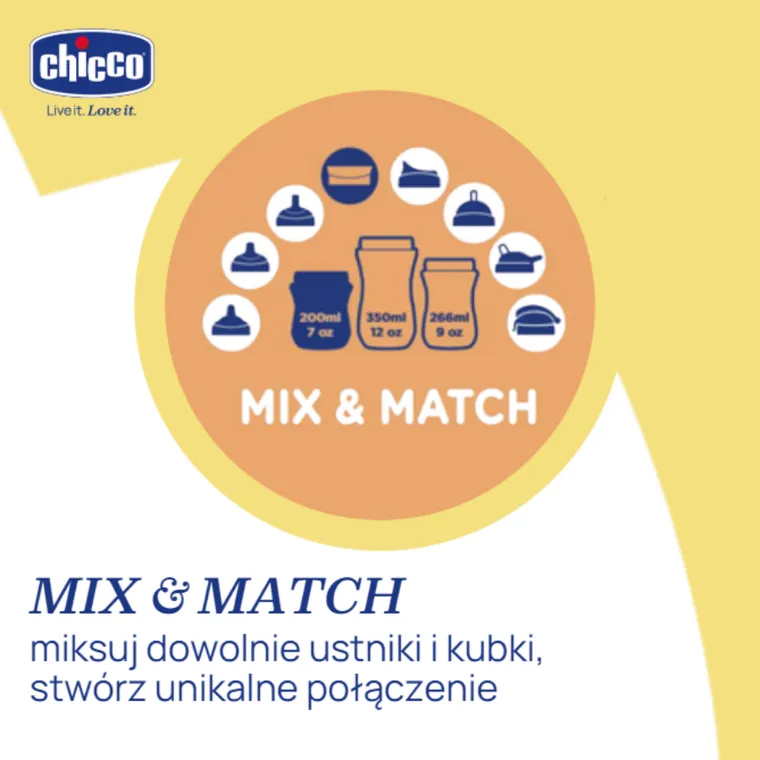 Chicco, kubek treningowy, niekapek z miękkim ustnikiem, beżowy, 4m+, 200 ml