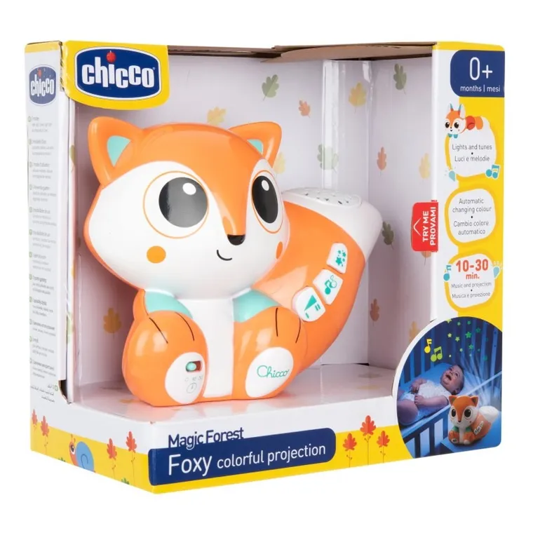 Chicco, Magic Forest, kolorowy projektor Foxy