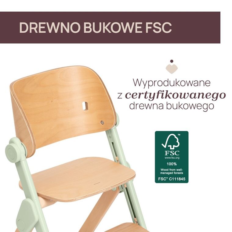 Chicco, Meraviglia, ewolucyjne krzesełko do karmienia, olive