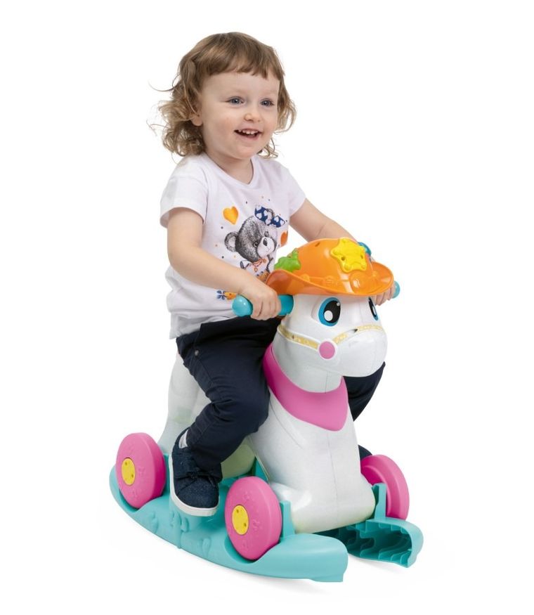 Chicco, Move & Grow, Miss Baby Rodeo, elektroniczny jeździk 3w1