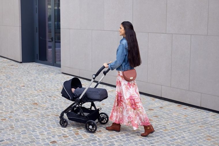 Chicco, One4Ever, miękka gondola do wózka, Pirate Black