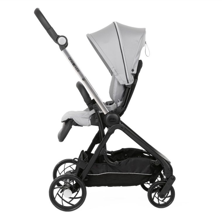 Chicco, One4Ever, wózek spacerowy z dwoma siedziskami, Silver Leaf