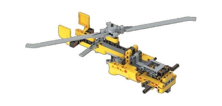 Clementoni, Naukowa zabawa, Laboratorium Mechaniki, helikopter ratowniczy, zestaw konstrukcyjny