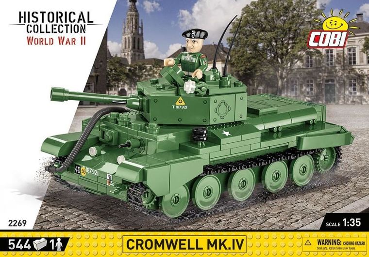 Cobi, Historical Collection, World War II, Cromwell Mk.IV, klocki, 1:35, 545 elementów