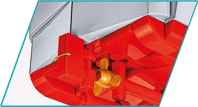 Cobi, Historical Collection WWII, LCVP Higgins Boat, klocki, 1:35, 715 elementów