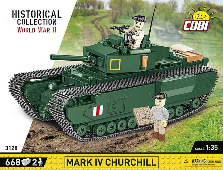 Cobi, Historical Collection WWII, Mark IV Churchill, klocki, 668 elementów