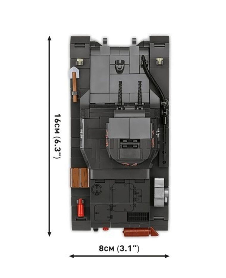 Cobi, Historical Collection, WWII, Panzer I Ausf.B., klocki, 1:28, 654 elementów