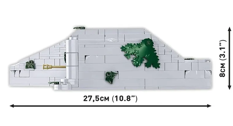Cobi, Historical Collection WWII, Regelbau 667 German Bunker, klocki, 642 elementy