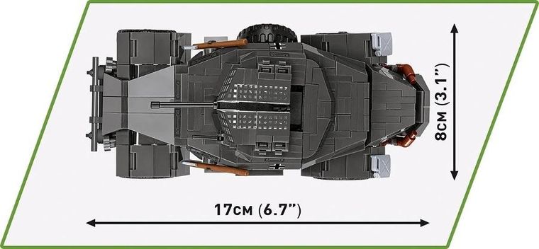 Cobi, Historical Collection WWII, Sd.Kfz., 222, klocki, 502 elementy