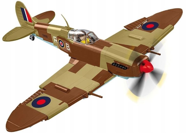 Cobi, Historical Collection WWII, Supermarine Spitfire Mk.IX E, klocki, 364 elementy