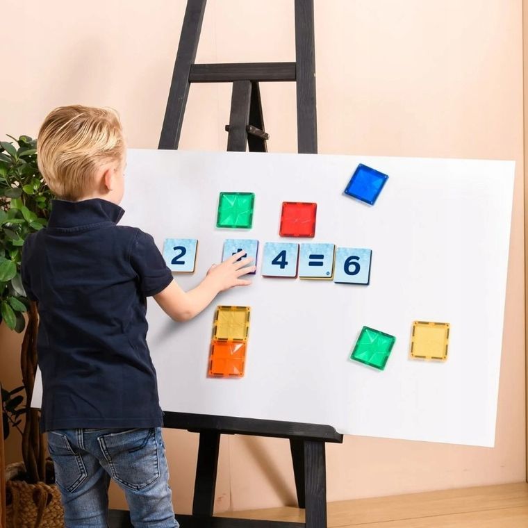 Coblo, nakładki na klocki, cyfry, 60 szt.