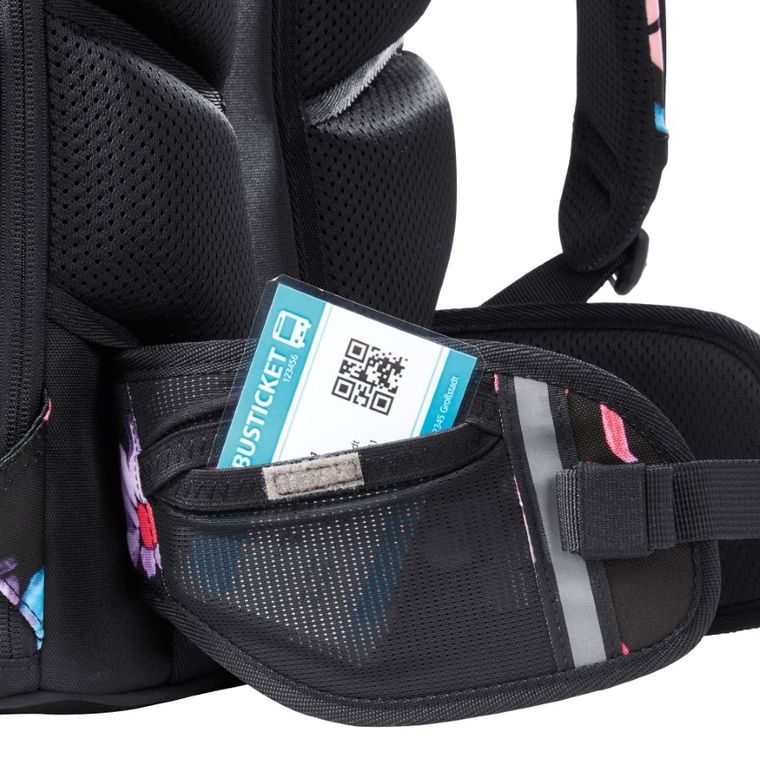 Coocazoo, Porter, plecak szkolny, 5-komorowy, Floral Artnight