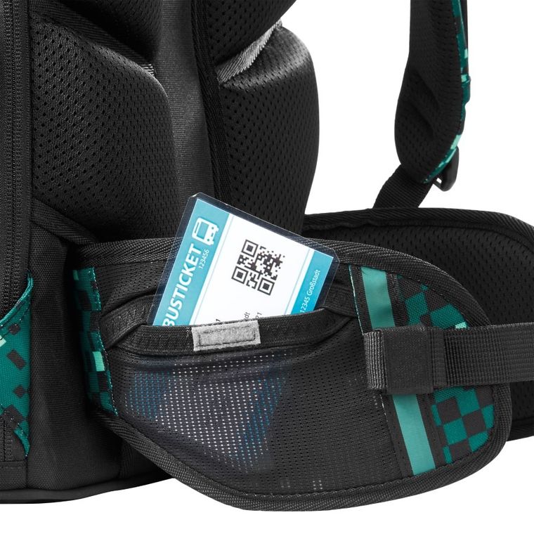 Coocazoo, Porter, plecak szkolny, 5-komorowy, Pixel Blox