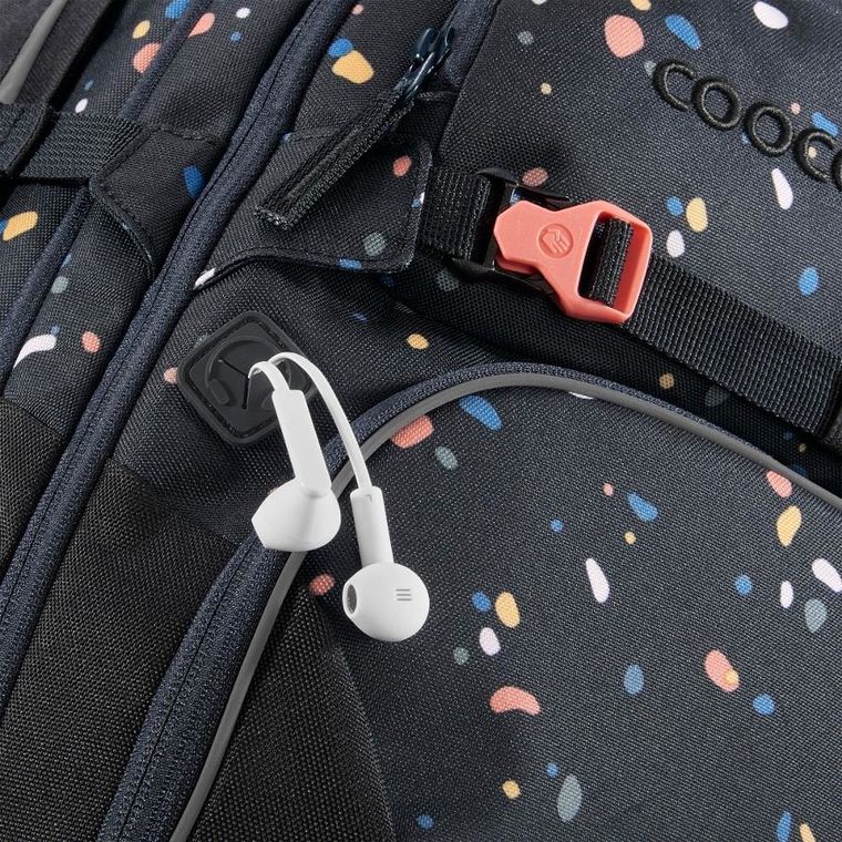 Coocazoo, Porter, plecak szkolny, 5-komorowy, Sprinkled Candy