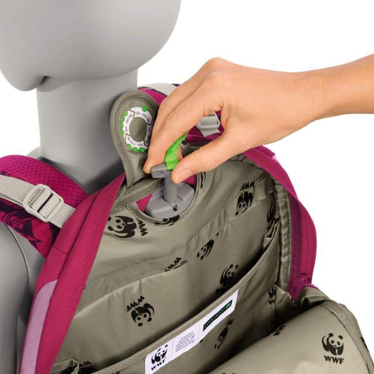 Coocazoo, WWF Anemone Trail, ScaleRale, plecak szkolny, malinowy
