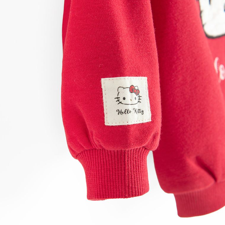 Cool Club, Bluza dziewczęca, rozpinana, czerwona, Hello Kitty