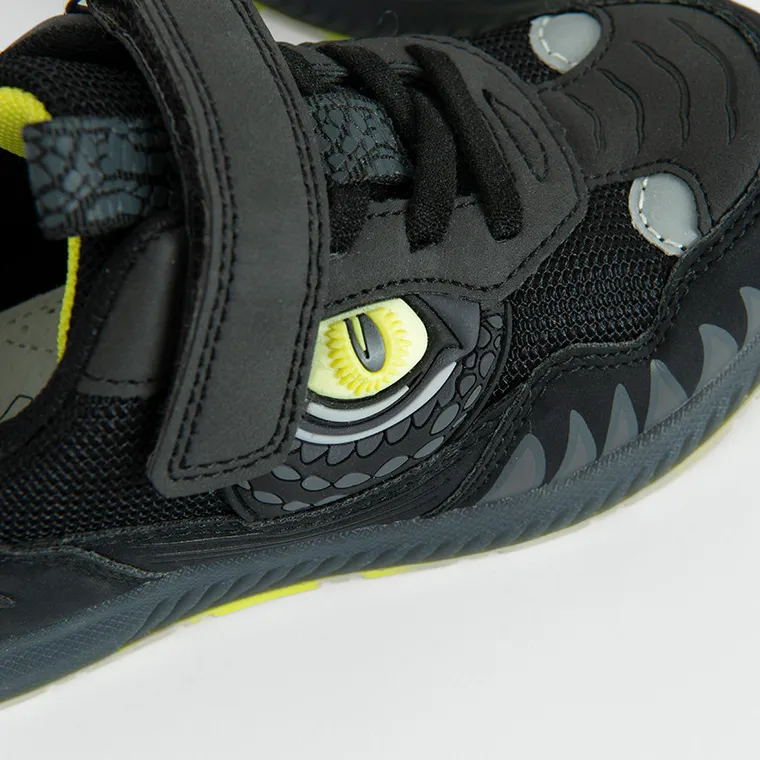 Cool Club, Buty sportowe chłopięce, czarne, świecąca podeszwa