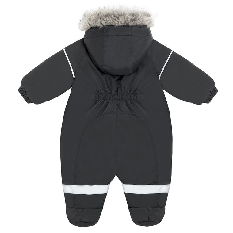 Cool Club, Kombinezon chłopięcy z kapturem, ocieplany, czarny