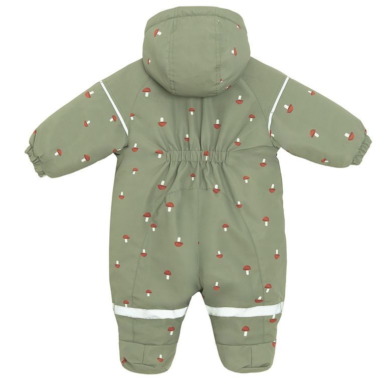 Cool Club, Kombinezon chłopięcy z kapturem, ocieplany, zielony