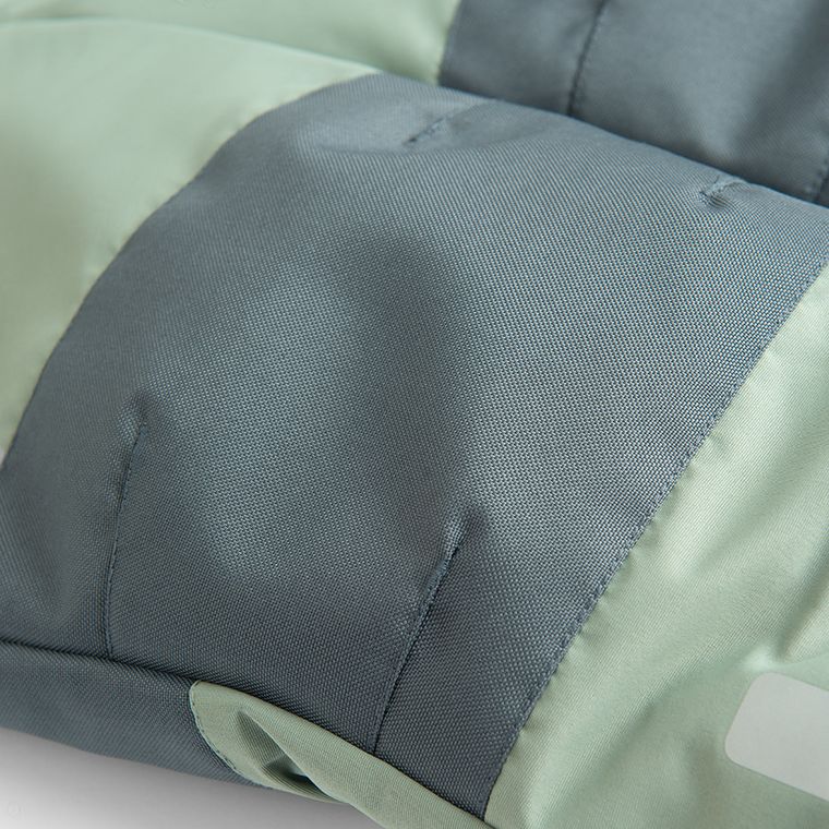 Cool Club, Kombinezon chłopięcy z kapturem, ocieplany, zielony