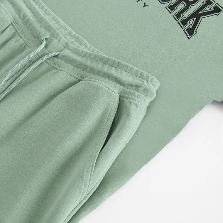 Cool Club, Komplet chłopięcy, T-shirt, Szorty, khaki