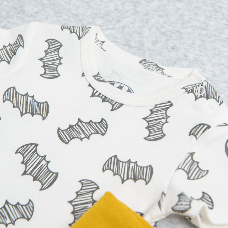 Cool Club, Komplet dziecięcy, Body z krótkim rękawem, Śpiochy, Półśpiochy, Czapka, Śliniak, Koc, mix, Batman