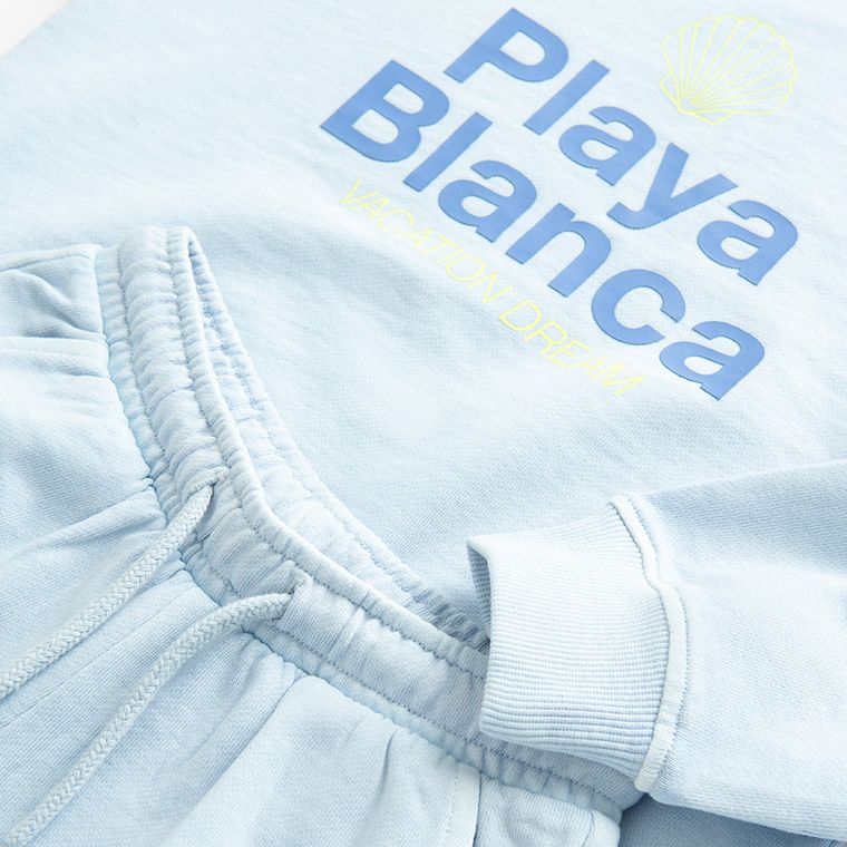 Cool Club, Komplet dziewczęcy, Bluza, Szorty, niebieski