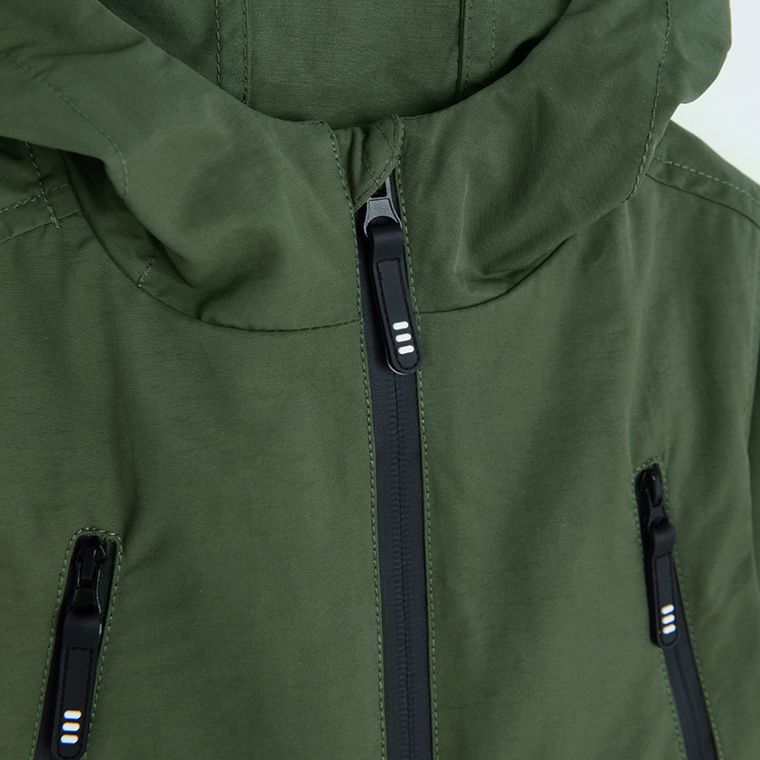 Cool Club, Kurtka chłopięca z kapturem, 3w1, zielono-musztardowa