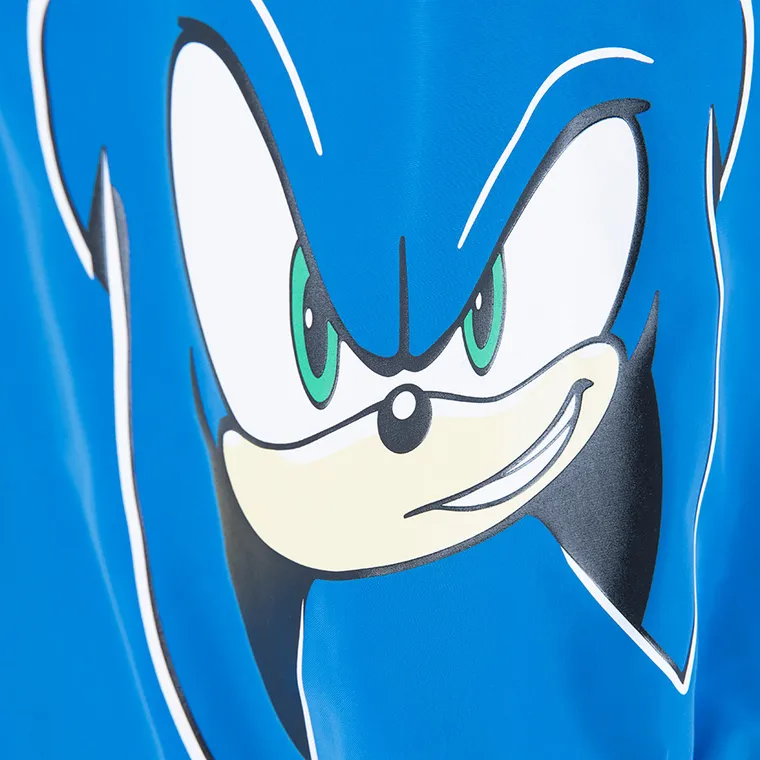 Cool Club, Kurtka chłopięca z kapturem, niebieska, Sonic the Hedgehog
