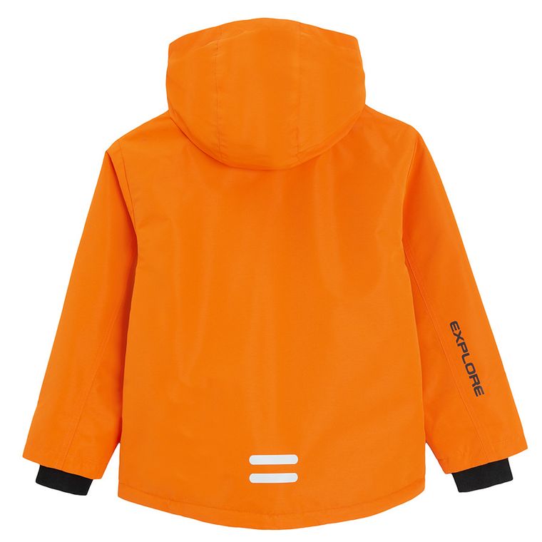 Cool Club, Kurtka chłopięca z kapturem, pomarańczowa